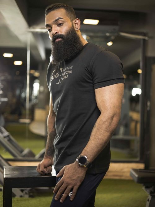 XF-Black Big Casual T-shirt